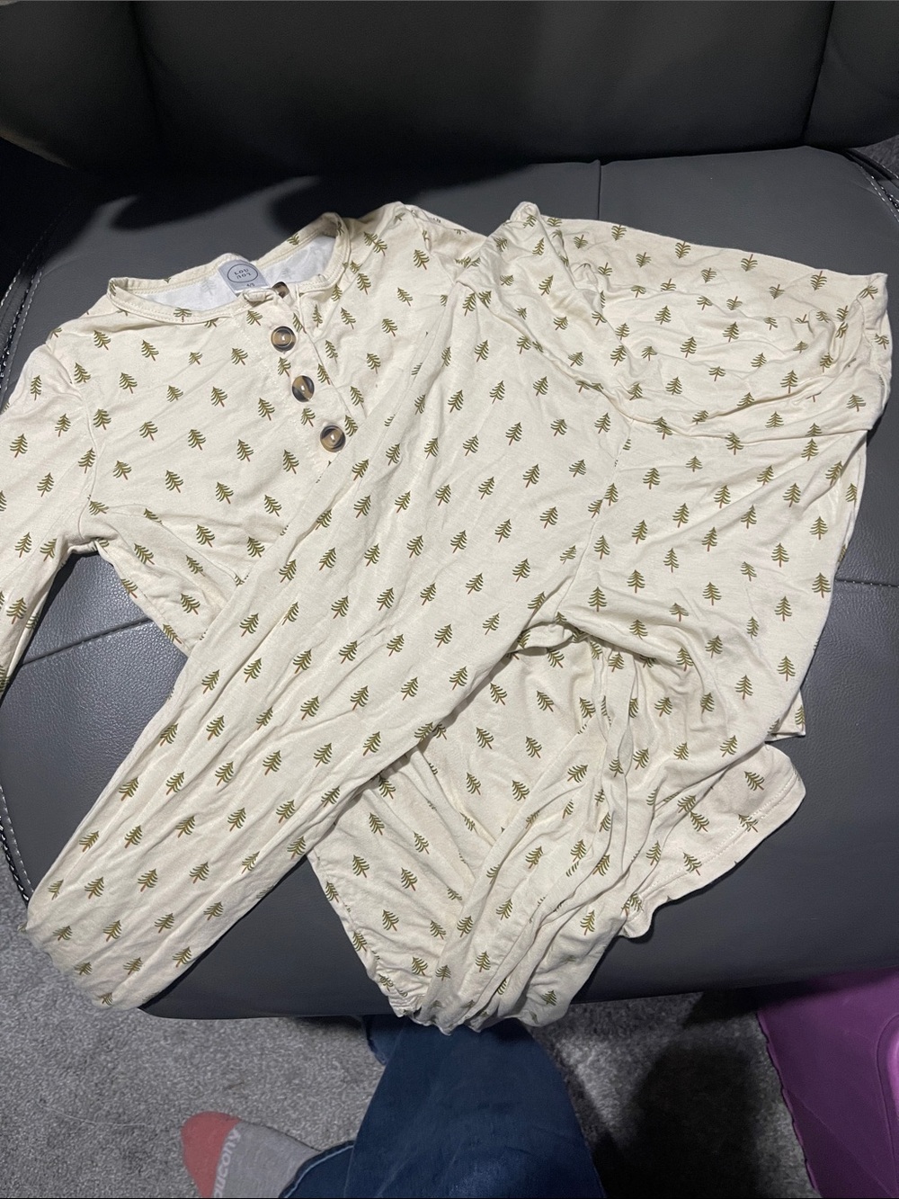 Lou Lou bamboo pajamas trees